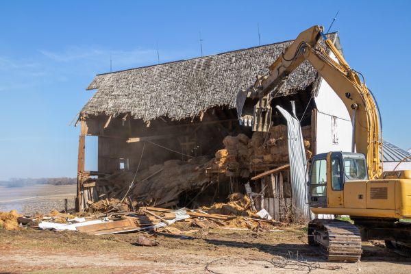 Barn Demolition in Toms River